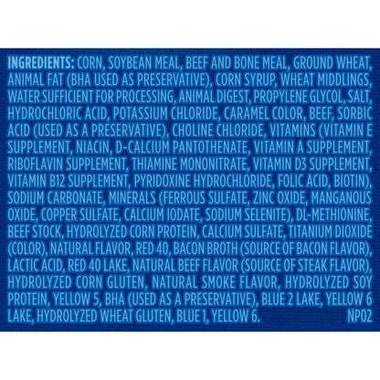 Kibbles  Bacon & Steak Flavor Dry Dog Food, 16 lb Bag