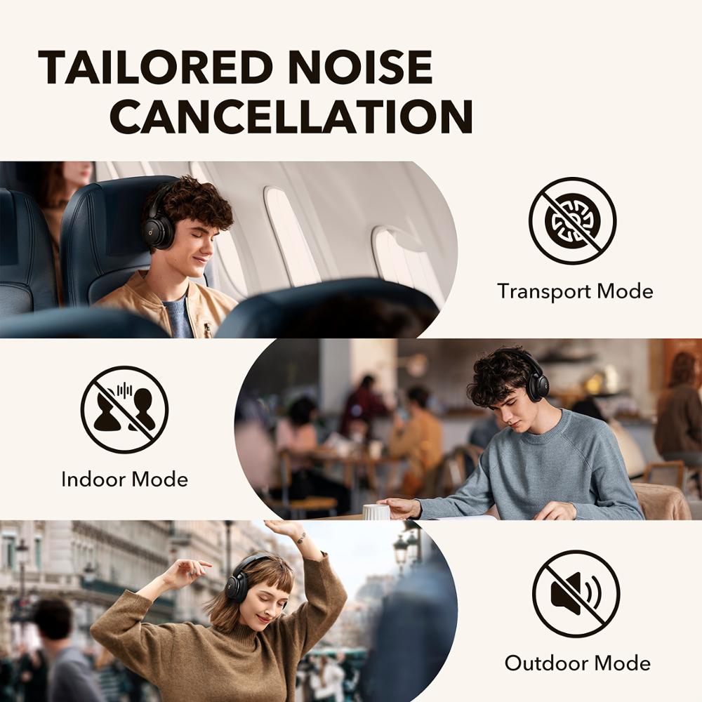 Anker Soundcore Active Noise Cancelling wireless bluetooth Headphones