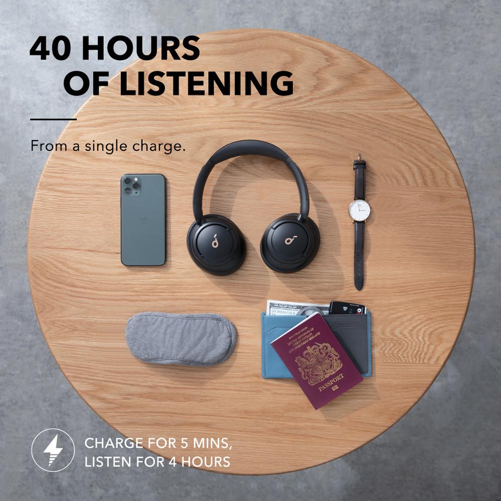 Anker Soundcore Active Noise Cancelling wireless bluetooth Headphones
