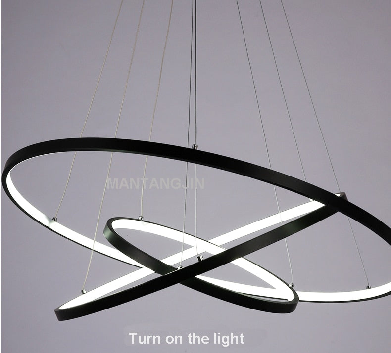 Black/White/Golden Modern pendant lights