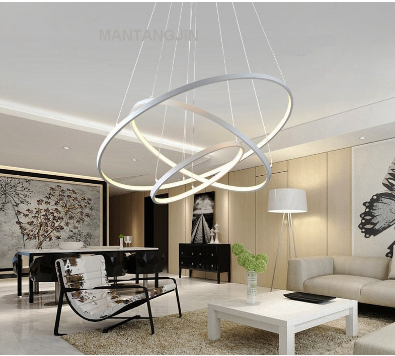 Black/White/Golden Modern pendant lights
