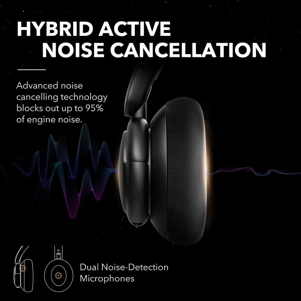 Anker Soundcore Active Noise Cancelling wireless bluetooth Headphones