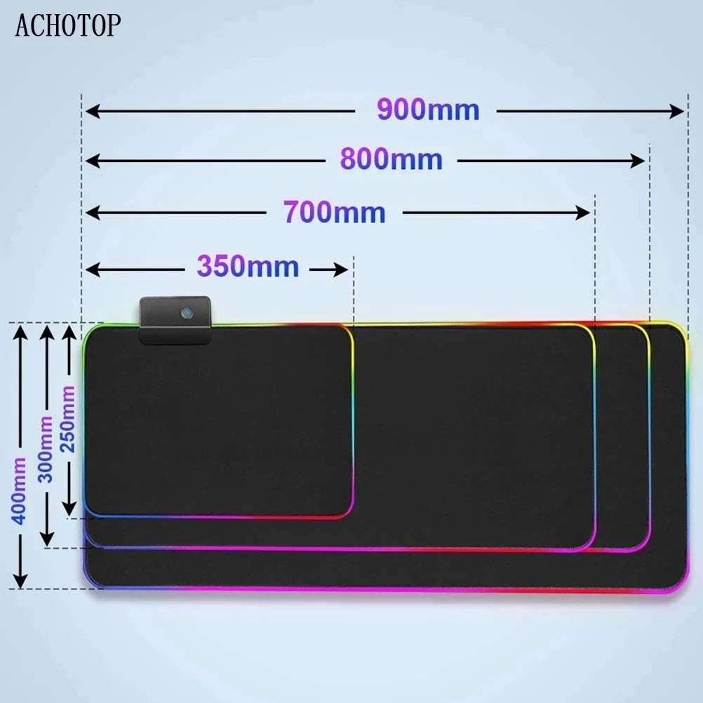 RGB Genshin impact Gaming Play Mats Mousepad