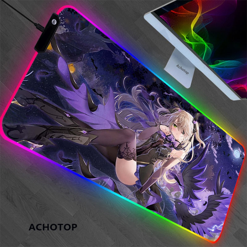 RGB Genshin impact Gaming Play Mats Mousepad