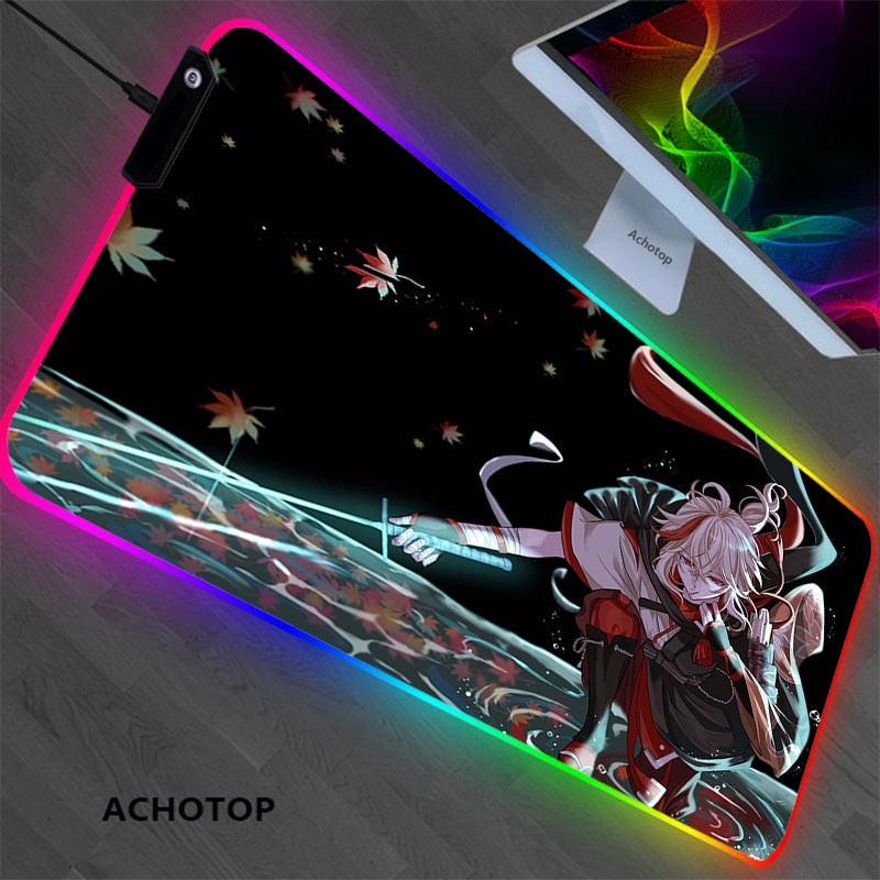 RGB Genshin impact Gaming Play Mats Mousepad